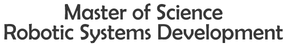 MRSD | Master of Science – Robotic Systems Development Program Logo
